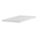 Blankt vitt modernt förlängningsbord 90x137-185cm Lit Amalfi Rea