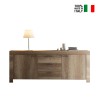 Sideboard i trä 2 dörrar 3 lådor skänk 210cm Land L Försäljning