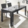 Blankt grått modernt matbord 180x90cm Uxor Prisma Kampanj