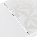 Blankt vitt förlängningsbart matbord 90x137-185cm Most Prisma Rea