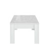 Lågt soffbord vardagsrum glansigt vitt 65x122cm Reef Prisma Katalog
