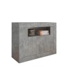 Modernt Sideboard 2 dörrar Skänk cementgrå Minus Ct Urbino Erbjudande