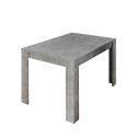 Modernt utdragbart matbord 90x137-185cm betonggrått Fold Urbino Rea