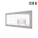 Väggspegel 75x170cm med betonggrå ram Alma Urbino Försäljning
