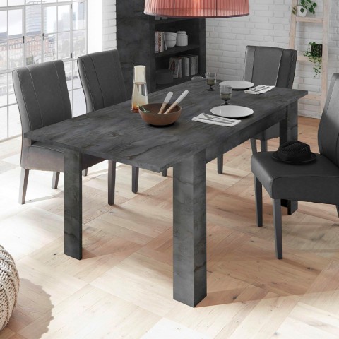 Utdragbart bord 90x137-185cm svart trä modern design Diogo Urbino Kampanj