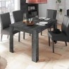 Utdragbart bord 90x137-185cm svart trä modern design Diogo Urbino Rabatter