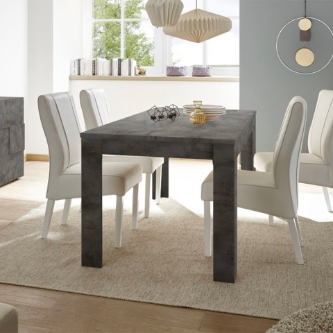 Utdragbart matbord i modernt svart trä 180x90cm Log Urbino Kampanj