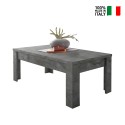 Modernt Lågt svart soffbord 65x122cm vardagsrum Morris Urbino Försäljning