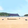 Portabelt strandtält 2,3 x 2,3 m solskydd UV Formentera Pris