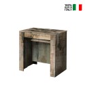 Konsolbord Utdragbart matbord i trä 54-252cm Tudor Försäljning
