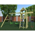 Lekplats för barn trädgård rep klättring rutschkana gungor Gaia Katalog