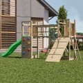 Lekplats för barn trädgård rutschbana klättring Exponering Maxi Funny Kampanj