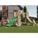 Lekplats för barn trädgård rutschbana klättring Exponering Maxi Funny Modell