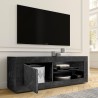 Modern TV-bänk för vardagsrum Matt svart marmor Diver MB Basic Katalog