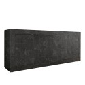 Modernt Sideboard 4 dörrar matt svart marmor Altea MB Erbjudande