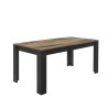 Matbord kök 180x90cm svart industriell trä Bolero Basic Rea