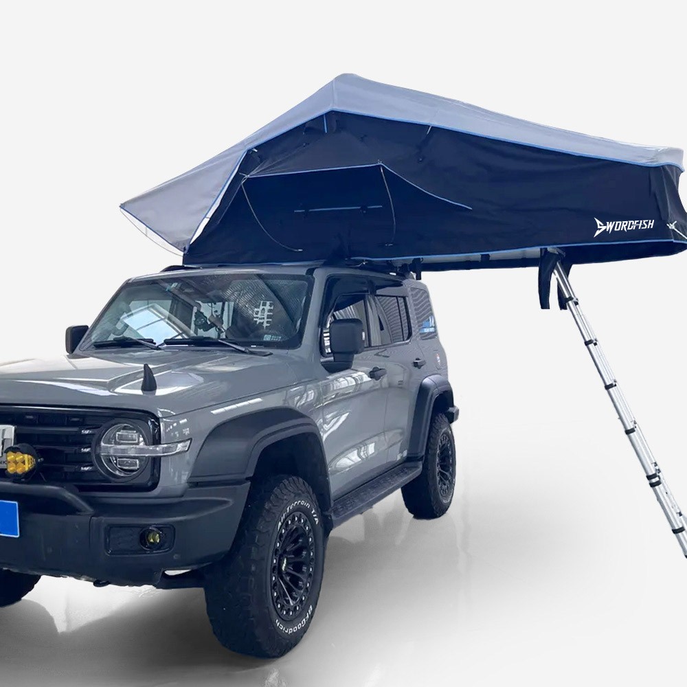 Biltält för camping 140x240cm 2-3 personer markis Nightroof M