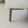 3-sits soffa i tyg 200cm metallfötter modernt vardagsrum Boray