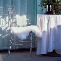 Genomskinlig stol matsal cerimonier bar restaurang design Chiavarina Crystal Försäljning