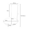 Rotating Grooming Table for Dogs - 60cm Diameter PugRoterande Trimmbord för Hundar - 60cm Diameter Pug