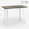 Högt bord för barstolar vintage industriell design 120x60x106cm Catal Brush Kampanj
