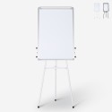 Magnetisk Whiteboard med stativ 90x60cm blädderblock Cletus M Försäljning