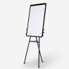 Magnetisk Whiteboard med stativ 90x60cm blädderblock Cletus M Bestånd