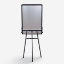Magnetisk Whiteboard med stativ 90x60cm blädderblock Cletus M 