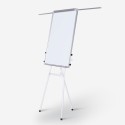 Magnetisk Whiteboard 90x60cm Staffli Blädderblock Förlängningsstång Niels M Erbjudande