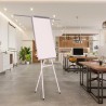 Utdragbar magnetisk whiteboard med staffli och blädderblock 90x70cm Niels L Försäljning