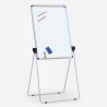 Magnetisk tavla vikbar whiteboard för magneter 100x70cm Oppen Erbjudande