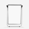 Magnetisk tavla vikbar whiteboard för magneter 100x70cm Oppen Bestånd