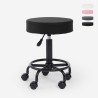 Justerbar ergonomisk stoppad vridbar pall för kosmetologer Senzu Erbjudande
