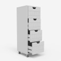 Modern 4 lådor multifunktionell badrumsbyrå Servez Modell