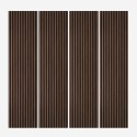 4 x dekorativ akustiskpanel wenge-trä 240x60cm Kover-WG Kampanj