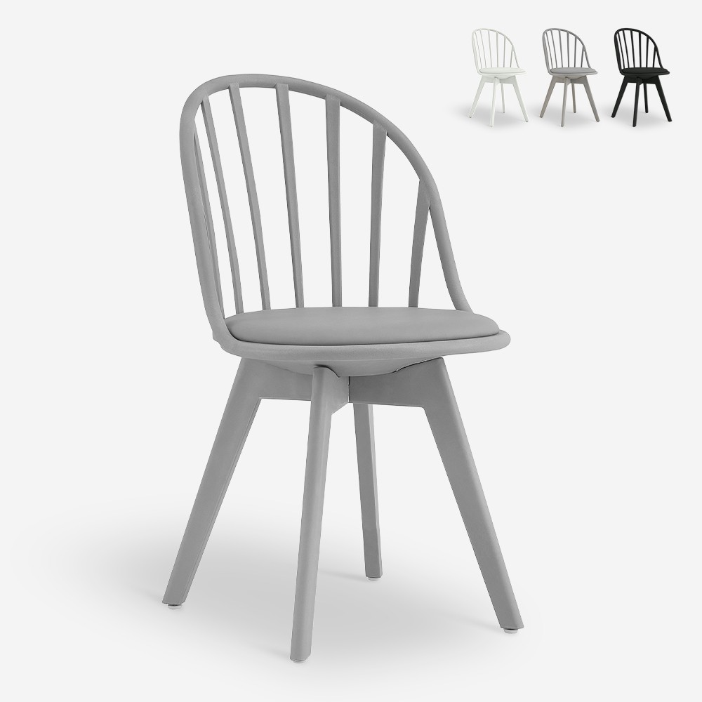Polypropylen stol för kök matsal Modern design Molkor