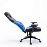 Spelstol ergonomisk konstläder sportig justerbar Portimao Sky Bestånd