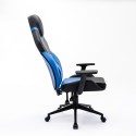 Spelstol ergonomisk konstläder sportig justerbar Portimao Sky Katalog