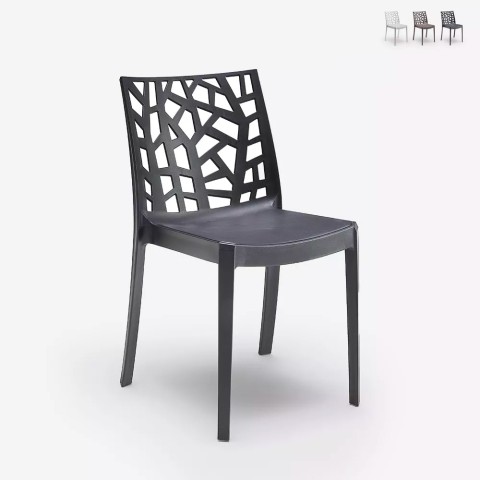 Erbjudande 23 moderna stapelbara stolar utomhus bar restaurang Matrix Bica Kampanj
