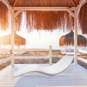 Solstol i glasfiber modern design för trädgård och pool Antares Försäljning