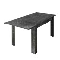 Utdragbart matbord med marmoreffekt 90x137-185cm modern Auris Bestånd