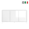Skänk med 3 dörrar sideboard vardagsrum modern design 156x84cm Thilot Rabatter