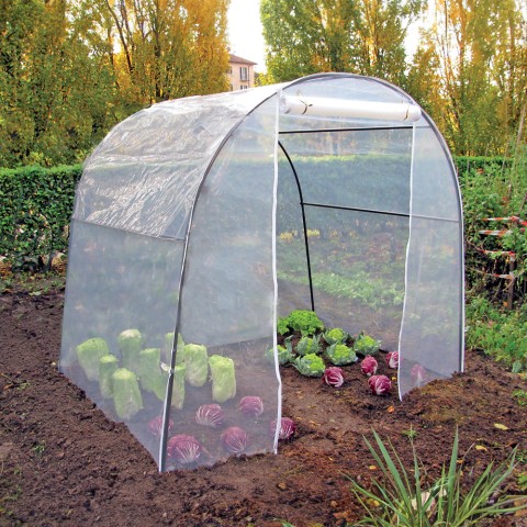 Trädgårdstunnel 200x150xh180cm PVC-duk för växter och blommor Köksträdgård Kampanj
