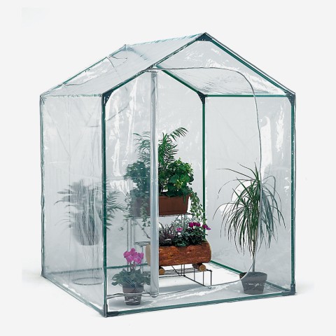 Serra för blommor och växter 153x153xh210cm PVC stål Mimosa M Kampanj