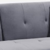 Modern 3-sits bäddsoffa i sammet tyg Villolus 