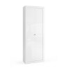 Blankvitt multifunktionellt badrumsskåp med 2 dörrar 70x35x188cm Jude Erbjudande
