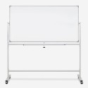 Dubbelsidig whiteboard vändbar magnetisk tavla 180x90cm Albert XL Kampanj