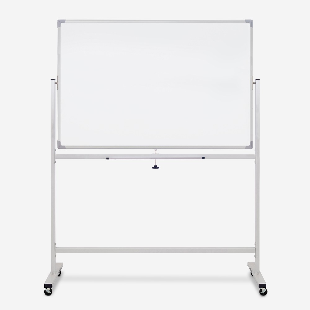 Magnetisk dubbelsidig whiteboard 120x90cm med hjul Albert L