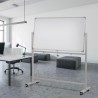 Magnetisk dubbelsidig whiteboard 120x90cm med hjul Albert L Försäljning