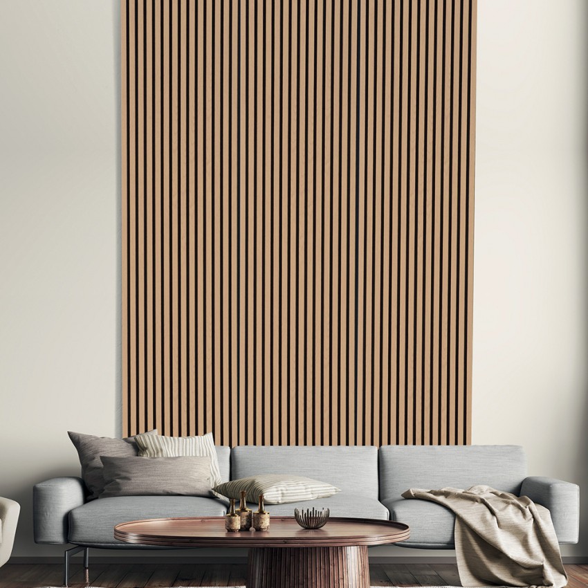 5 x dekorativ akustikpanel 120x57cm Dekorativ ek trä K-RO Kampanj 5 x dekorativ akustikpanel 120x57cm Dekorativ ek trä K-RO Kampanj